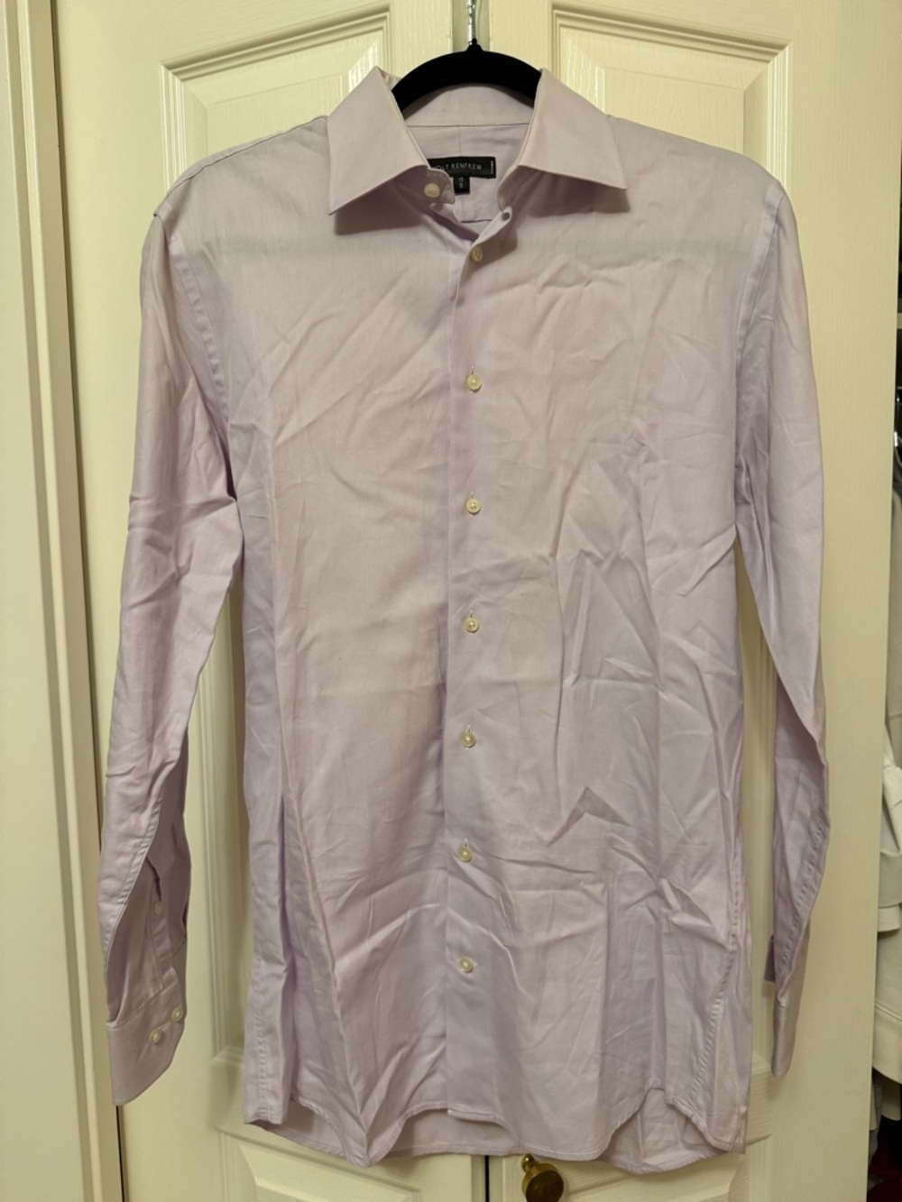 Men's Lavender Dress Shirt - Slim Spread Collar